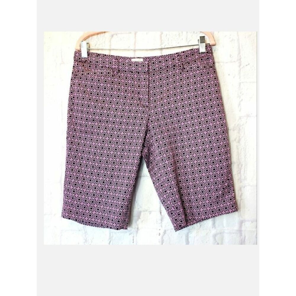 LAUNDRY BY SHELLI SEGAL Patterned Bermuda Shorts